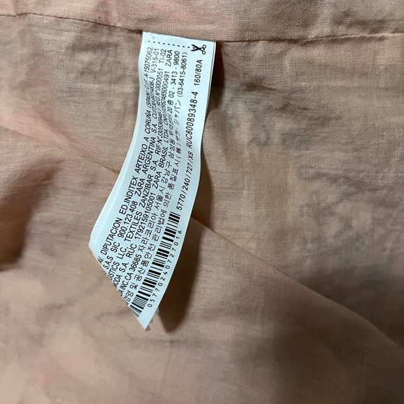 ZARA Beautiful Velvet Satin Embroidered Kimono Style Cardigan Coat Like New XS - Picture 11 of 12